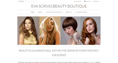 Desktop Screenshot of evasbeautystore.com